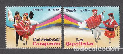 Stamps: Peru - Correo 2014 Yvert 2061/62 ** Mnh Danzas