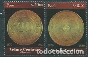 Selos: Peru Correo 2016 Yvert 2110/11 ** Mnh Numismatica