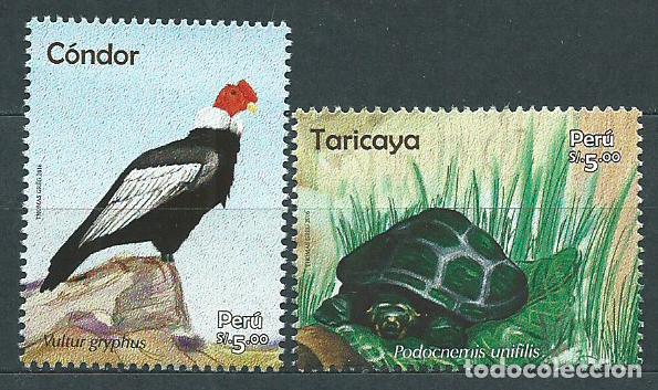 Selos: Peru Correo 2017 Yvert 2101/2 ** Mnh Fauna