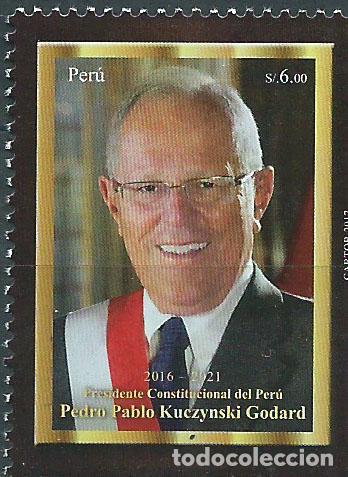 Selos: Peru Correo 2017 Yvert 2173 ** Mnh Gobernantes del Per&uacute;