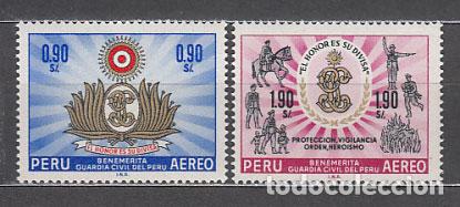 Selos: Peru - Aereo Yvert 204/5 ** Mnh