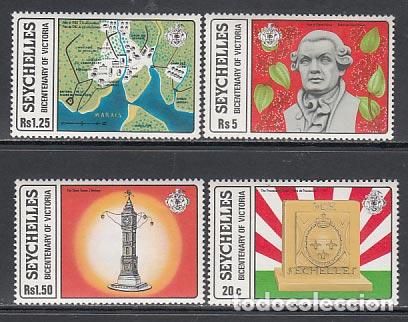 Selos: Seychelles - Correo Yvert 405/8 ** Mnh