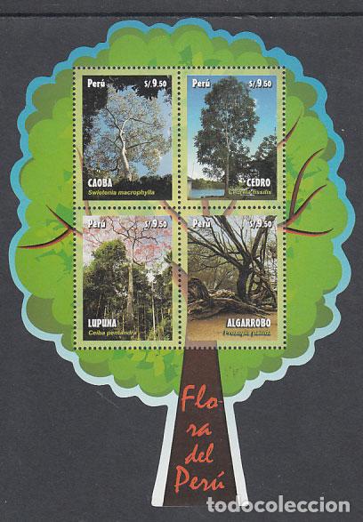 Selos: Peru - Hojas Yvert 76 ** Mnh Flora