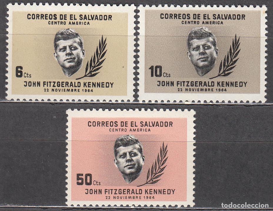 Stamps: Salvador Correo 1964 Yvert 694/696 ** Mnh Kennedy