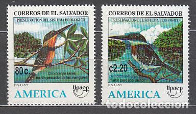 Stamps: Salvador - Correo 1995 Yvert 1240/1 ** Mnh Fauna aves