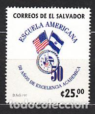 Stamps: Salvador - Correo 1997 Yvert 1321 ** Mnh Escuela americana