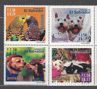 Stamps: Salvador - Correo 2001 Yvert 1483/6 ** Mnh