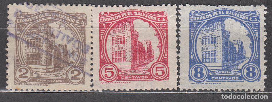 Stamps: Salvador Correo 1934 Yvert 488/90 usado