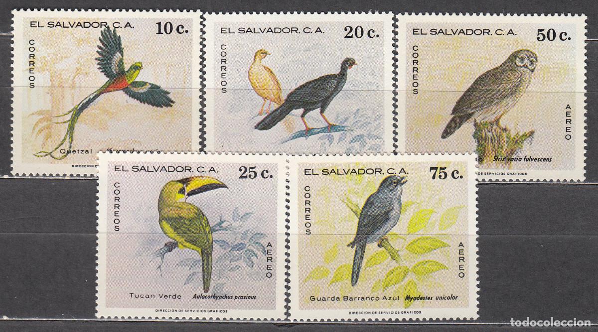 Stamps: Salvador Correo 1980 Yvert 875/76+A,450/52 ** Mnh Fauna Aves