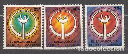 Sellos: Salvador - Aereo Yvert 431/3 ** Mnh Deportes