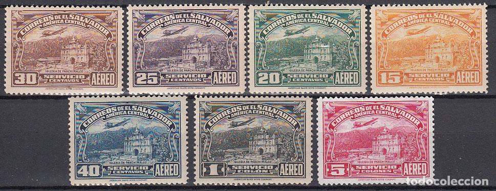 Sellos: Salvador - Aereo Yvert 31/5 (*) Mng Deportes