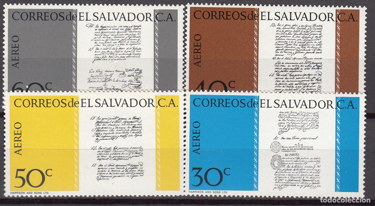 Sellos: Salvador Aereo Yvert 286/89 * Mh
