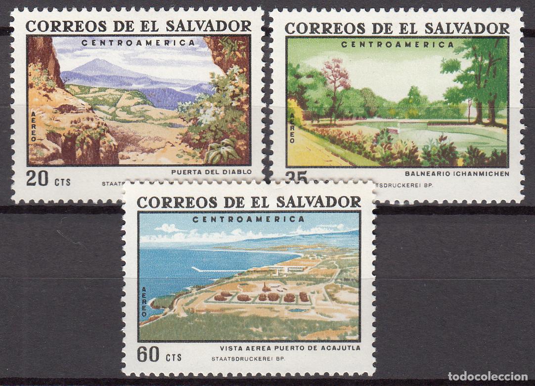 Sellos: Salvador Aereo Yvert 243/45 (*) Mng
