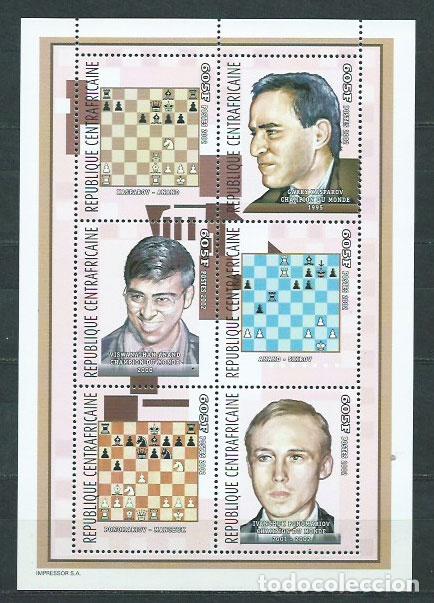 Sellos: Centroafrica - Correo Yvert 1803/8 ** Mnh Ajedrez