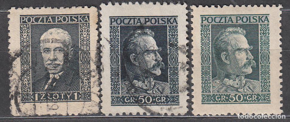 Sellos: Polonia Correo 1928 Yvert 343/44 */usado Mh/usado Personajes
