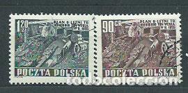Sellos: Polonia - Correo 1951 Yvert 625/6 usado