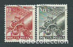 Sellos: Polonia - Correo 1952 Yvert 652/3 usado