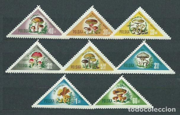 Stamps: Polonia - Correo 1959 Yvert 959/66 * Mh Setas