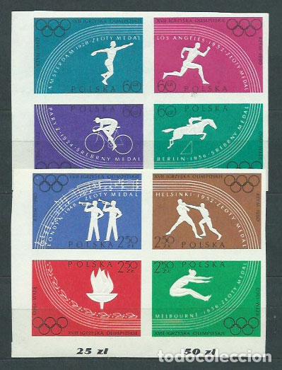 Stamps: Polonia - Correo 1960 Yvert 1031/8 ** Mnh Juegos Olimpicos de Roma