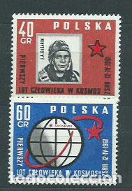 Stamps: Polonia - Correo 1961 Yvert 1090/1 ** Mnh Astrofilatelia
