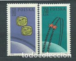 Stamps: Polonia - Correo 1962 Yvert 1209/10 ** Mnh Astrofilatelia