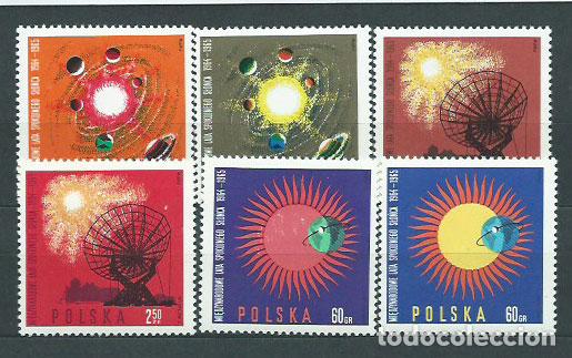 Francobolli: Polonia - Correo 1965 Yvert 1457/62 ** Mnh Astrofilatelia