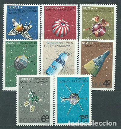 Francobolli: Polonia - Correo 1966 Yvert 1582/9 ** Mnh Astrofilatelia