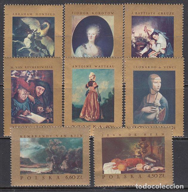 Francobolli: Polonia - Correo 1967 Yvert 1660/7 ** Mnh Pinturas