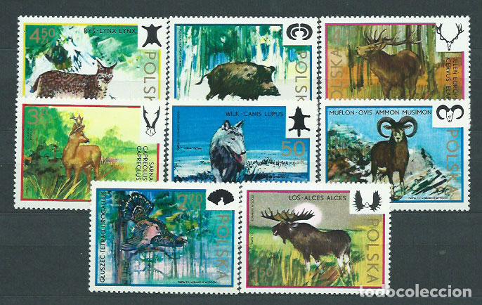 Francobolli: Polonia - Correo 1973 Yvert 2091/8 ** Mnh Fauna