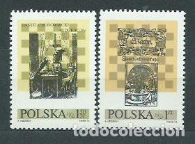 Francobolli: Polonia - Correo 1974 Yvert 2162/3 ** Mnh Ajedrez