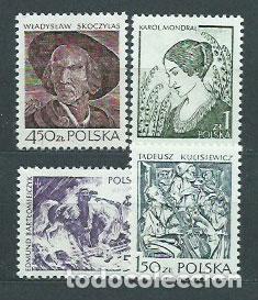 Stamps: Polonia - Correo 1978 Yvert 2432/5 ** Mnh Arte
