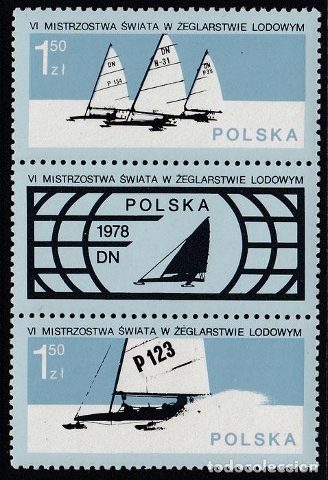 Stamps: Polonia - Correo 1978 Yvert 2368/9 ** Mnh Barcos