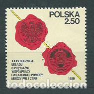 Stamps: Polonia - Correo 1980 Yvert 2498 ** Mnh