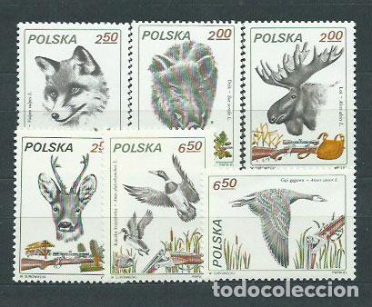 Stamps: Polonia - Correo 1981 Yvert 2562/7 ** Mnh Caza