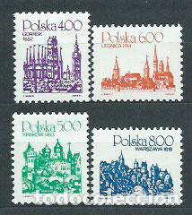 Stamps: Polonia - Correo 1981 Yvert 2568/71 ** Mnh