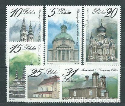 Briefmarken: Polonia - Correo 1984 Yvert 2766/71 ** Mnh Arquitectura Religiosa