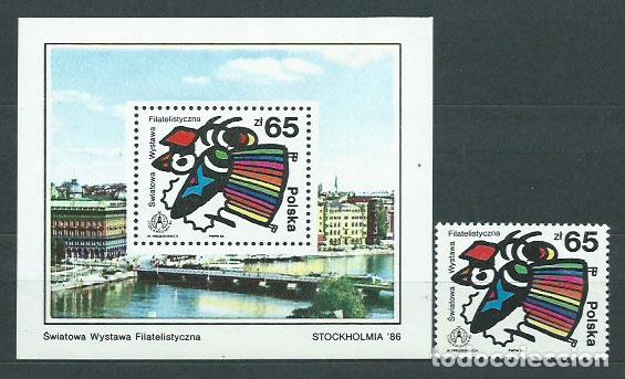 Briefmarken: Polonia - Correo 1986 Yvert 2858+H.110 ** Mnh Pinturas