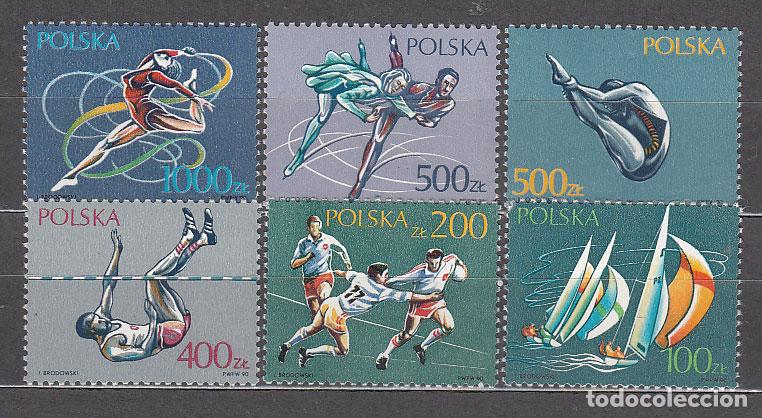 Briefmarken: Polonia - Correo 1990 Yvert 3064/9 ** Mnh Deportes