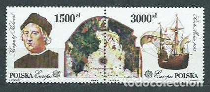 Briefmarken: Polonia - Correo 1992 Yvert 3178/9 ** Mnh Europa. Col&oacute;n