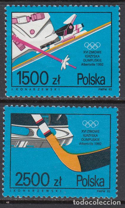 Briefmarken: Polonia - Correo 1992 Yvert 3171/2 ** Mnh Deportes