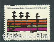 Briefmarken: Polonia - Correo 1995 Yvert 3348 ** Mnh M&uacute;sica