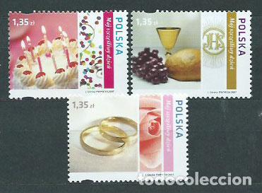 Briefmarken: Polonia - Correo 2007 Yvert 4043/5 ** Mnh