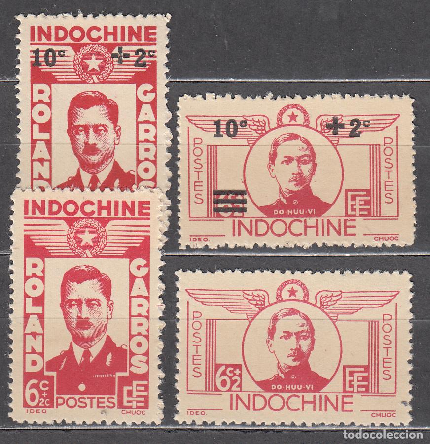 Briefmarken: Indochina - Correo Yvert 274/77 (*) Mng Heroes de Aviaci&oacute;n