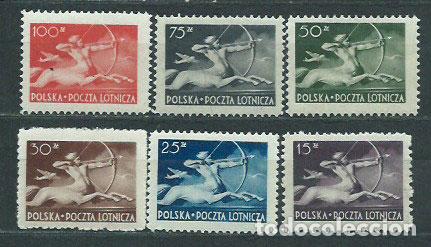 Briefmarken: Polonia - Aereo Yvert 18/23 * Mh Centauro