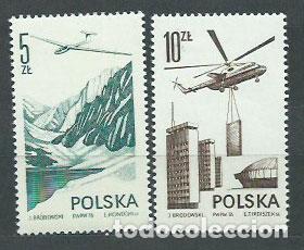 Briefmarken: Polonia - Aereo Yvert 55/6 ** Mnh Aviones