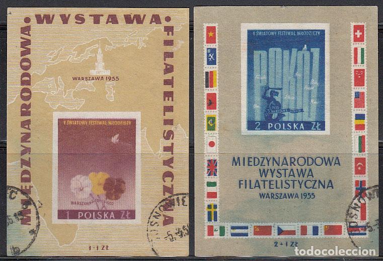 Briefmarken: Polonia - Hojas Yvert 16/7 usado Exposici&oacute;n Filatelica