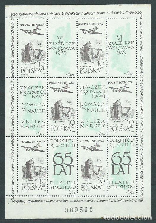 Briefmarken: Polonia - Hojas Yvert 23 ** Mnh Avi&oacute;n