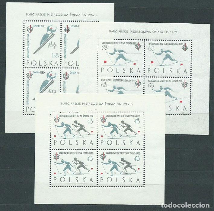 Briefmarken: Polonia - Hojas Yvert 28/30 ** Mnh Deportes