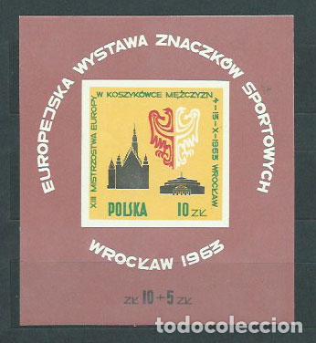 Briefmarken: Polonia - Hojas Yvert 37 ** Mnh Deportes