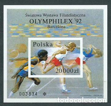 Briefmarken: Polonia - Hojas Yvert 128a ** Mnh Deportes